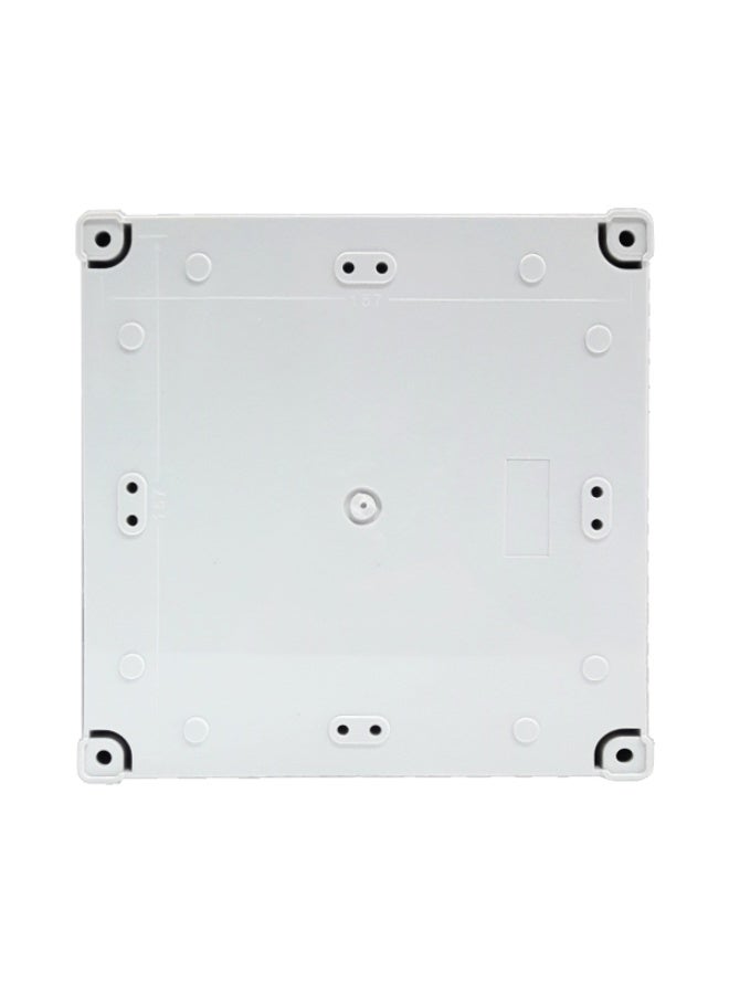 ZILCO ZWPB‑100MM PVC Junction Box 175x175x100 mm – Weatherproof Electrical Wiring Box for Residential & Commercial Use - Image 2